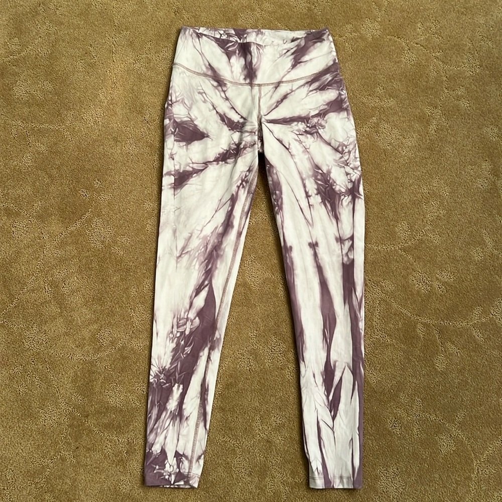 Mono B White & Purple Leggings, Small